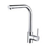 [BKT004] Contemporary Single Lever Round Kitchen Sink Mixer Tap, Choice of Colour - Cutout