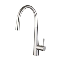 [BKT009BN] Contemporary Pull Out Single Lever Kitchen Mixer Tap, Choice of Finish - Cutout