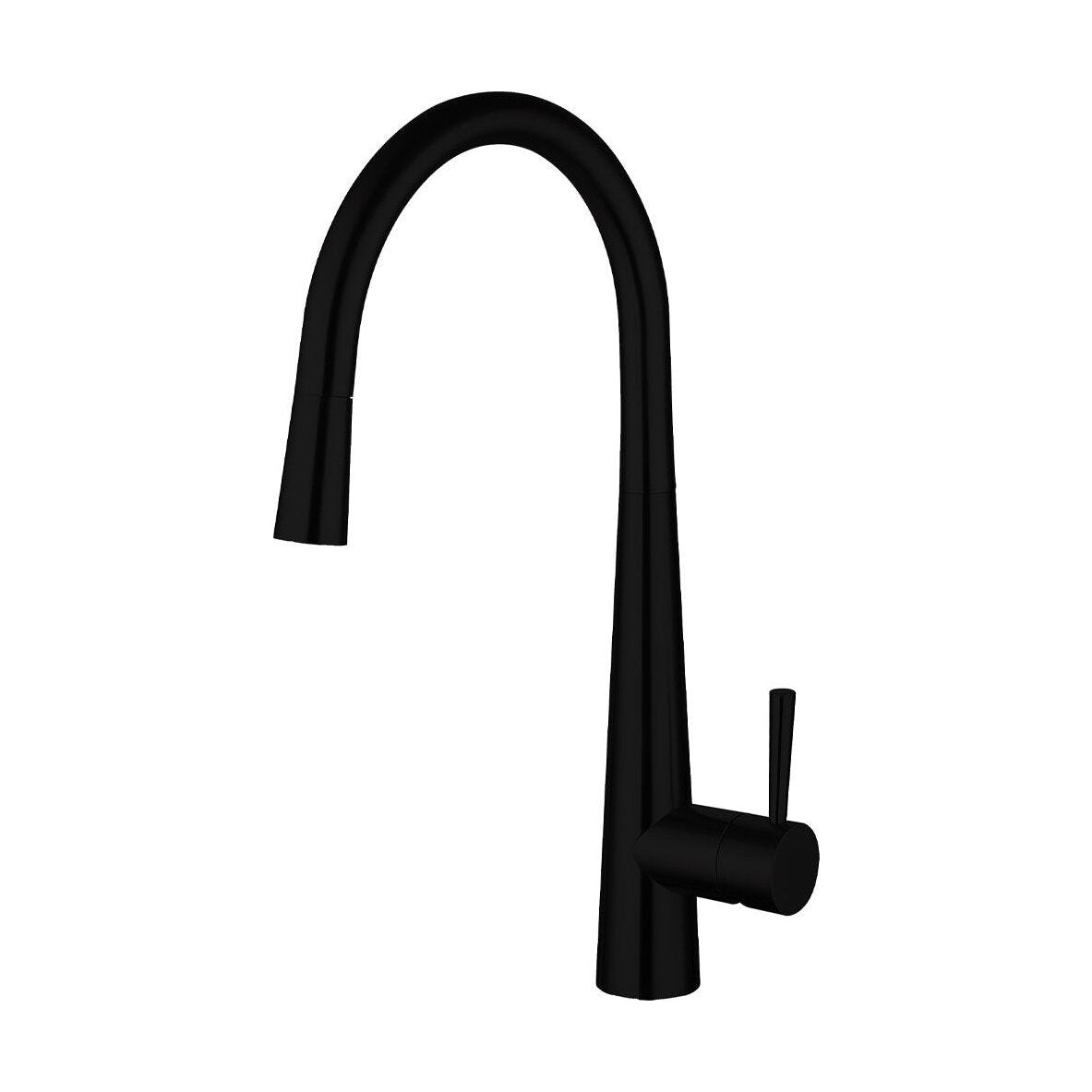 [BKT009K] Contemporary Pull Out Single Lever Kitchen Mixer Tap, Choice of Finish - Cutout