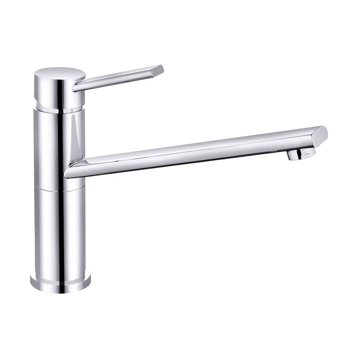 [BKT011] Balterley Contemporary Single Lever Kitchen Mixer Tap with Straight Swivel Spout & Chrome Finish - Cutout