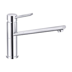 [BKT011] Balterley Contemporary Single Lever Kitchen Mixer Tap with Straight Swivel Spout & Chrome Finish - Cutout