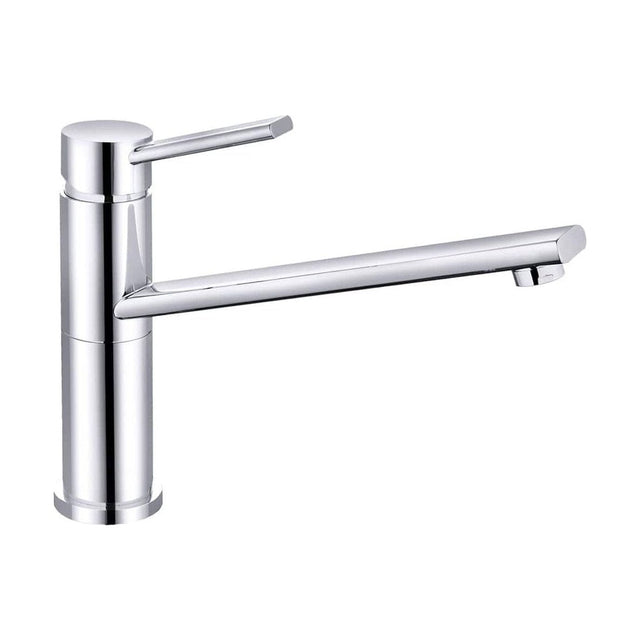 [BKT011] Balterley Contemporary Single Lever Kitchen Mixer Tap with Straight Swivel Spout & Chrome Finish - Cutout