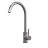 [BKT1313] Modern Round Kitchen Sink Mixer Tap Single Lever, Top-Fix Installation, 355 x 90 x 245 mm - Choice of Colour - Cutout