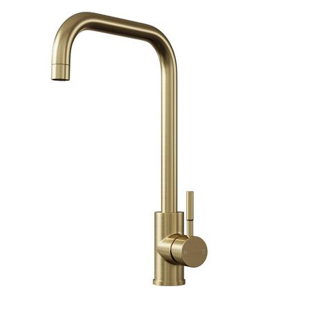 [BKT1327] Modern Square Kitchen Sink Mixer Tap Single Lever, Top Fix Installation, 352 x 90 x 245 mm - Choice of Colour - Cutout