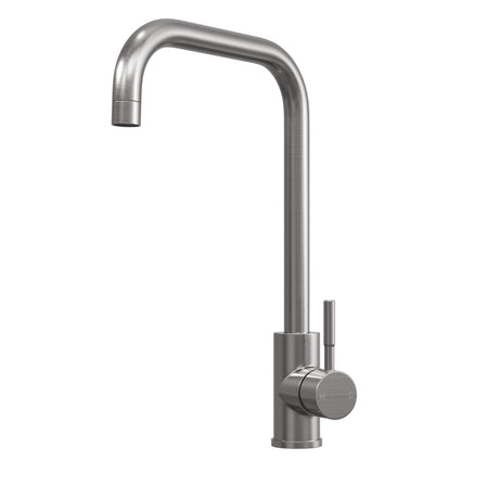 [BKT1328] Modern Square Kitchen Sink Mixer Tap Single Lever, Top Fix Installation, 352 x 90 x 245 mm - Choice of Colour - Cutout