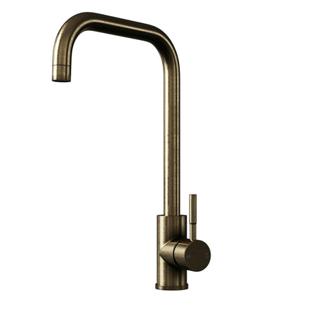 [BKT1329] Modern Square Kitchen Sink Mixer Tap Single Lever, Top Fix Installation, 352 x 90 x 245 mm - Choice of Colour - Cutout
