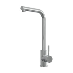 [BKT1330] Modern L-Neck Kitchen Sink Mixer Tap Single Lever, Top Fix Installation, 347 x 90 x 245 mm - Choice of Colour - Cutout
