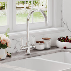 [BKT304B] Norbury Mono Mixer Kitchen Tap - Multiple Handle and Finish Options Available - Lifestyle 2