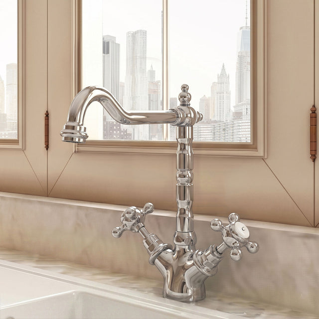 [BKT315B] Norbury Traditional French Classic Mono Sink Mixer Tap - Choice of Colour - Silo