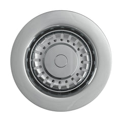 [BKT528] Modern Round Kitchen Sink Strainer Waste without Overflow, Top Fix Installation,  98 x 114 x 214 mm - Choice of Colour - Cutout
