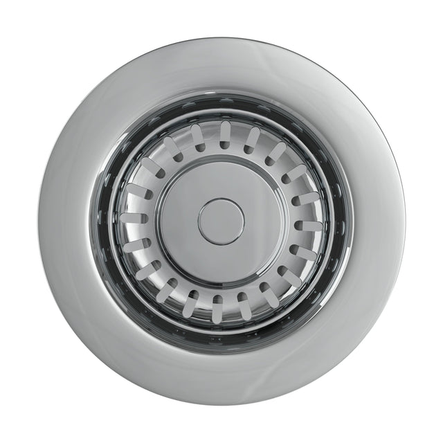 [BKT528] Modern Round Kitchen Sink Strainer Waste without Overflow, Top Fix Installation,  98 x 114 x 214 mm - Choice of Colour - Cutout