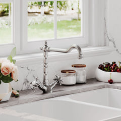 [BKT605] Norbury Traditional French Classic Mono Sink Mixer Tap - Choice of Colour - Lifestyle 2