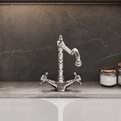[BKT605] Norbury Traditional French Classic Mono Sink Mixer Tap - Choice of Colour - Silo