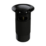 [BKT732] Modern Round Bathroom Click-Clack Slotted Basin Waste with Overflow, Top Fix Installation, 103 x 60 x 104 mm - Choice of Colour - Cutout