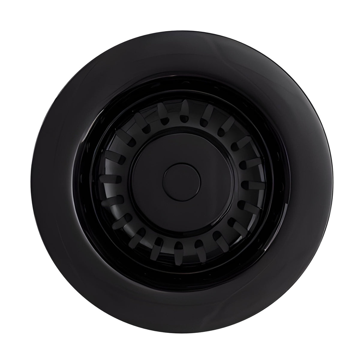 [BKT740] Modern Round Kitchen Sink Strainer Waste without Overflow, Top Fix Installation,  98 x 114 x 214 mm - Choice of Colour - Cutout
