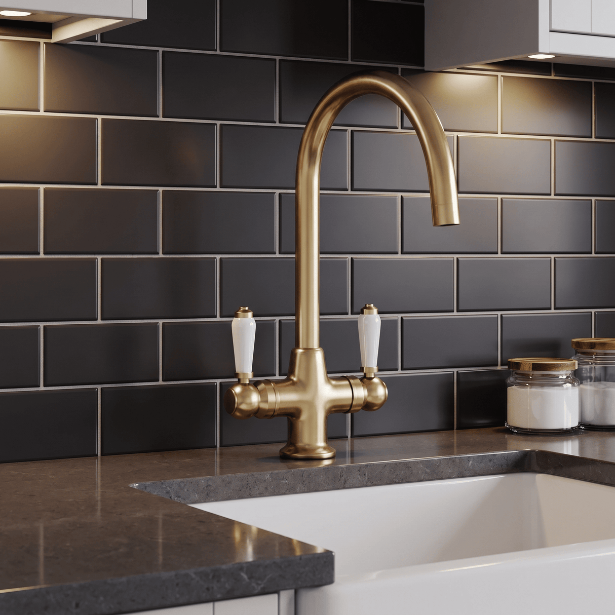 [BKT804] Norbury Mono Mixer Kitchen Tap - Multiple Handle and Finish Options Available - Silo