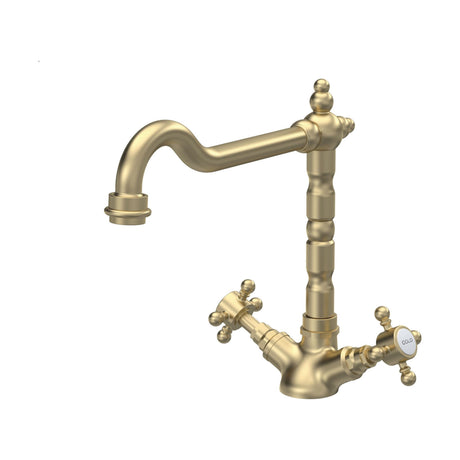 [BKT805] Norbury Traditional French Classic Mono Sink Mixer Tap - Choice of Colour - Cutout