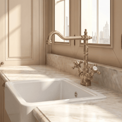 [BKT805] Norbury Traditional French Classic Mono Sink Mixer Tap - Choice of Colour - Silo