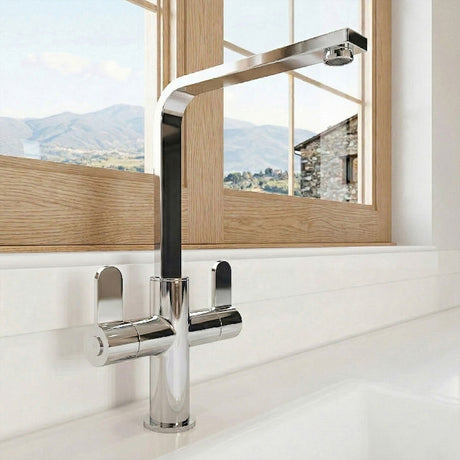 [BKTC305DL] Ipstones Kitchen Mono Mixer Tap - Single or Dual Lever, Choice of Colour - Silo