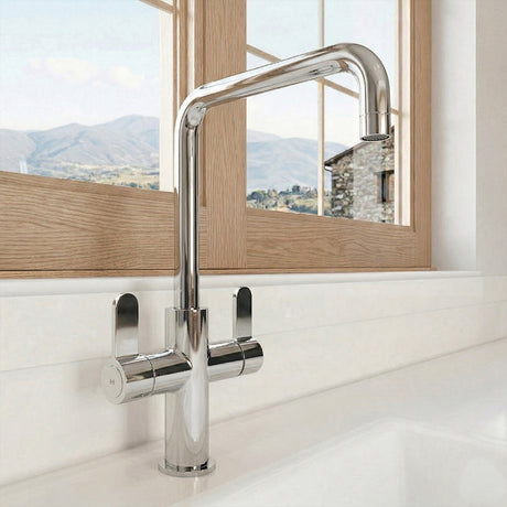 Warslow Kitchen Mono Mixer Tap - Single or Dual Lever, Choice of Colour