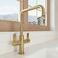 [BKTK805DL] Warslow Kitchen Mono Mixer Tap - Single or Dual Lever, Choice of Colour - Silo