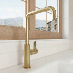 [BKTK805SL] Warslow Kitchen Mono Mixer Tap - Single or Dual Lever, Choice of Colour - Silo