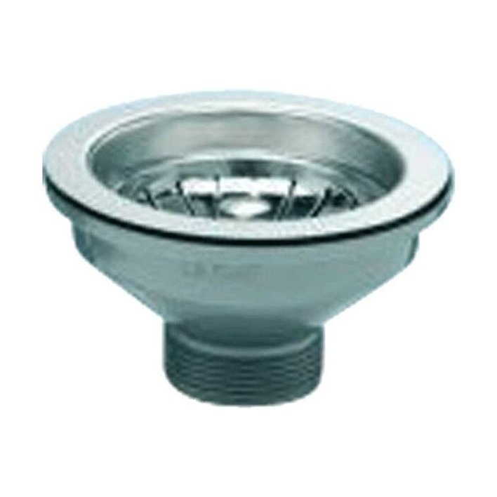 [BKW97201] Contemporary Basket Strainer Waste Kit for Stainless Steel Sink - Cutout