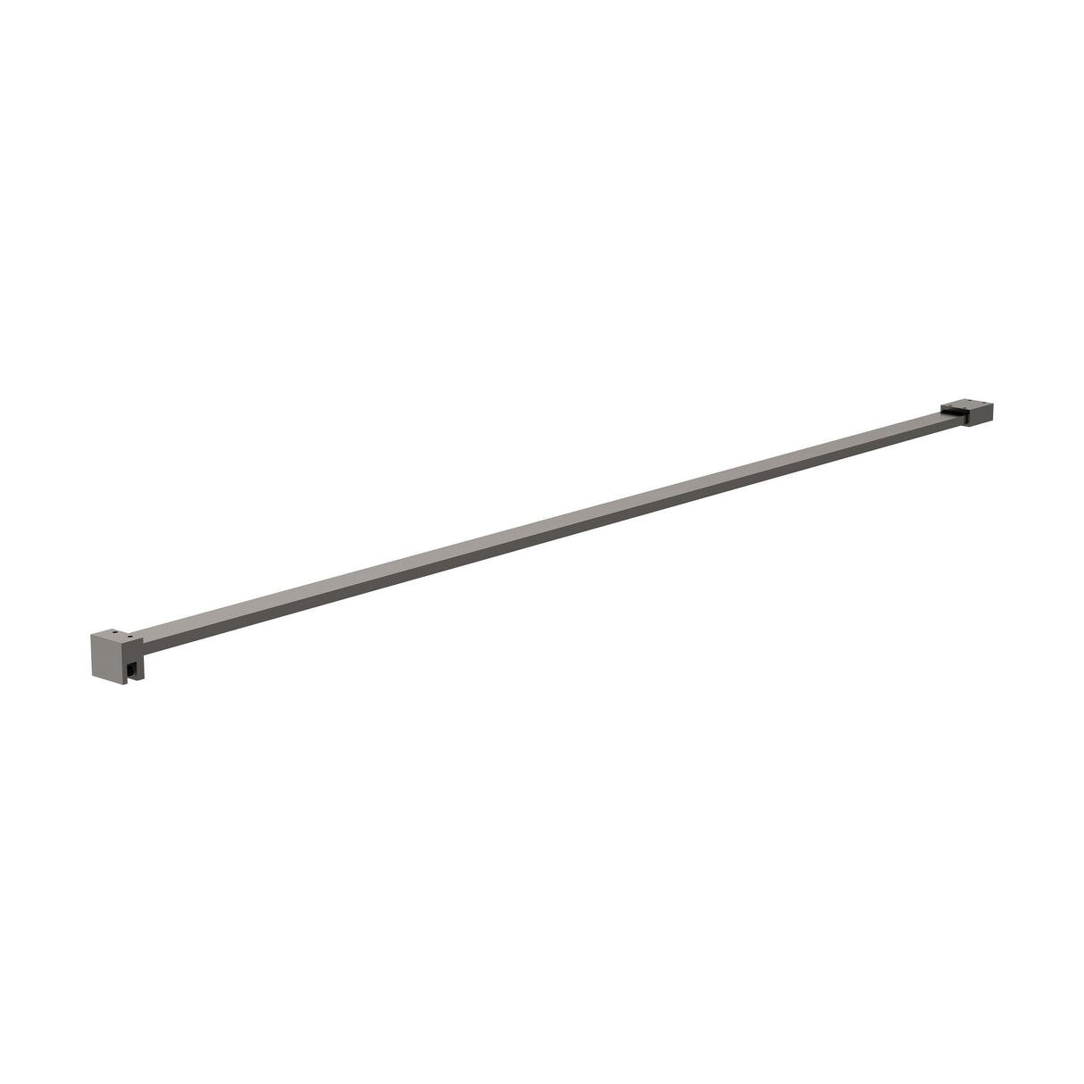 [BLFIX070] Balterley Wetroom Screen Support Bar (for use with 1950mm High Wetroom Screens) - Brushed Pewter - Cutout