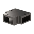 [BLFIX071] Balterley Wetroom Arm T Piece (for use with Flat Support Bar) - Brushed Pewter - Cutout