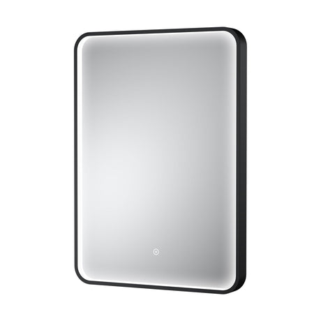 [BLQ731] Quixhill Contemporary Inset Framed LED Touch Sensor Mirror with De-mister Pad, 700 x 500mm - Choice of Colour - Cutout