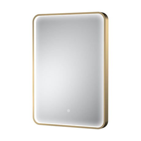[BLQ732] Quixhill Contemporary Inset Framed LED Touch Sensor Mirror with De-mister Pad, 700 x 500mm - Choice of Colour - Cutout