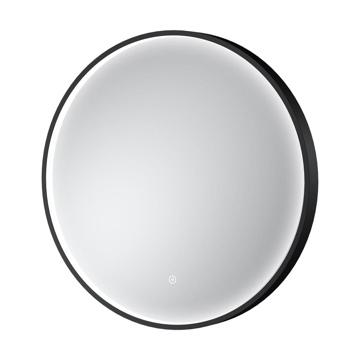 [BLQ741] Quixhill Contemporary Round Inset Framed LED Touch Sensor Mirror - Cutout