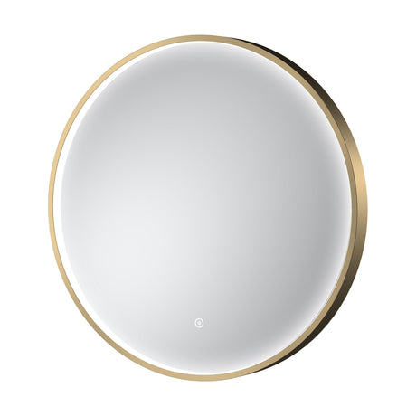 [BLQ742] Quixhill Contemporary Round Inset Framed LED Touch Sensor Mirror - Cutout