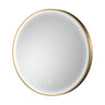 [BLQ742] Quixhill Contemporary Round Inset Framed LED Touch Sensor Mirror - Cutout