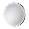 [BLQ743] Quixhill Contemporary Round Inset Framed LED Touch Sensor Mirror - Cutout