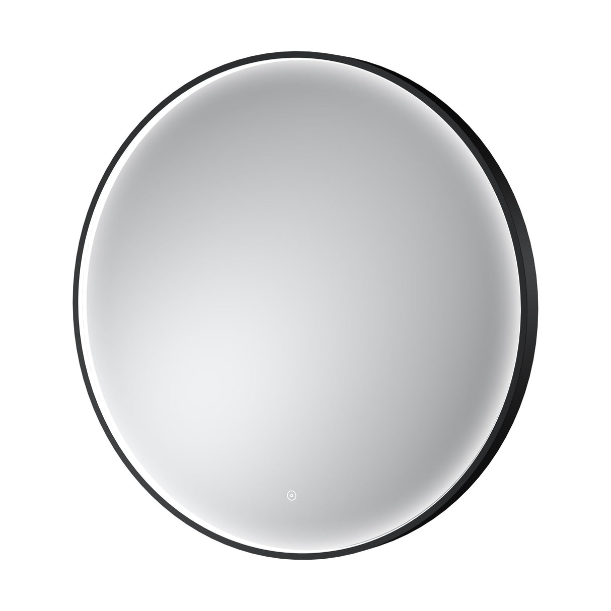 [BLQ751] Quixhill Contemporary Round Inset Framed LED Touch Sensor Mirror - Cutout