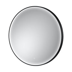[BLQ751] Quixhill Contemporary Round Inset Framed LED Touch Sensor Mirror - Cutout