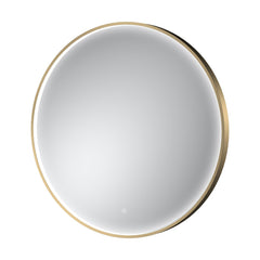 [BLQ752] Quixhill Contemporary Round Inset Framed LED Touch Sensor Mirror - Cutout