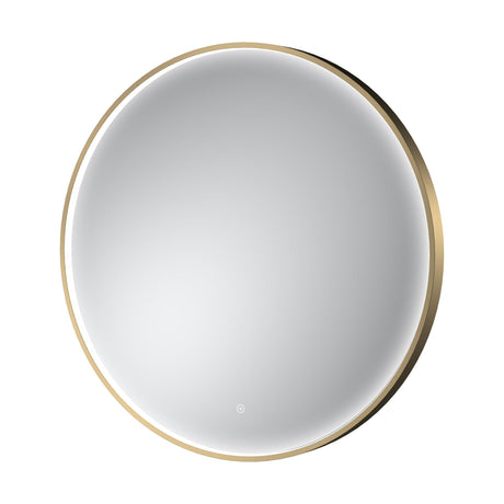 [BLQ752] Quixhill Contemporary Round Inset Framed LED Touch Sensor Mirror - Cutout
