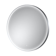 [BLQ753] Quixhill Contemporary Round Inset Framed LED Touch Sensor Mirror - Cutout