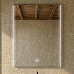 [BMAM604] Talke Rectangular LED Ambient Illuminated Touch Sensor Mirror with Demister, 800 x 600mm - Silo
