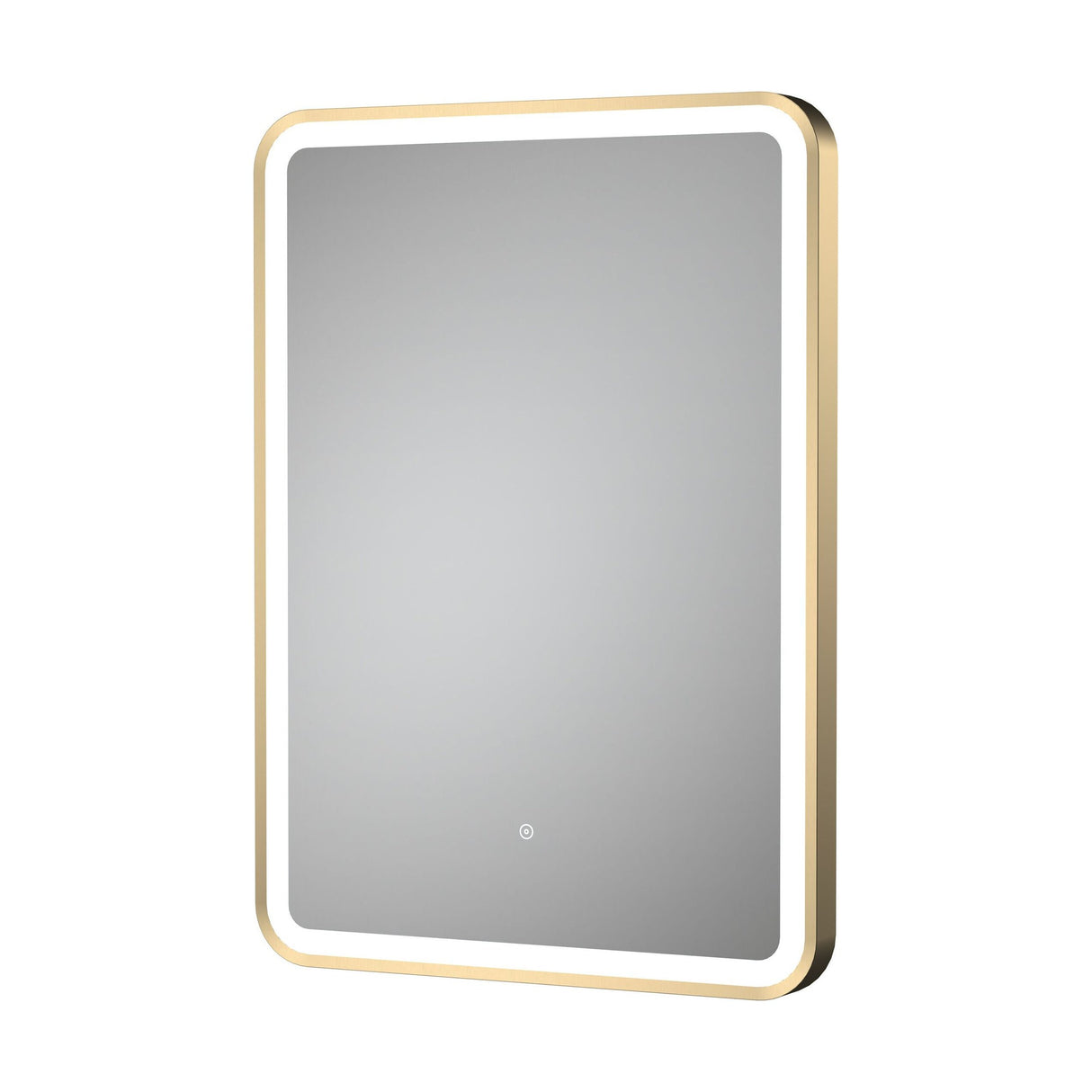 [BMFR702] Quixhill Rectangular LED Illuminated Touch Sensor Framed Mirror with Demister, 700mm x 500mm - Cutout