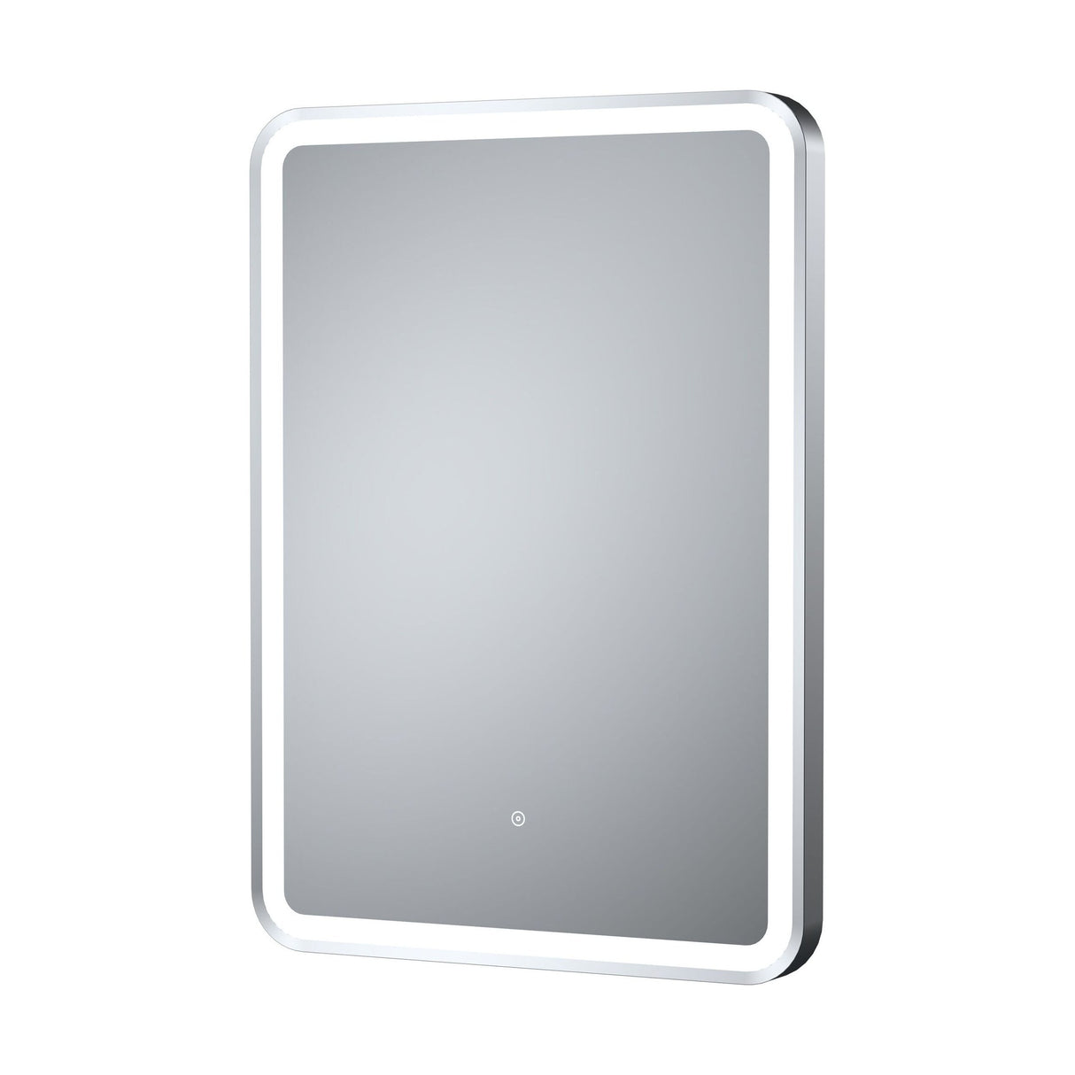 [BMFR703] Quixhill Rectangular LED Illuminated Touch Sensor Framed Mirror with Demister, 700mm x 500mm - Cutout