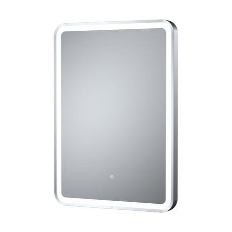 [BMFR703] Quixhill Rectangular LED Illuminated Touch Sensor Framed Mirror with Demister, 700mm x 500mm - Cutout