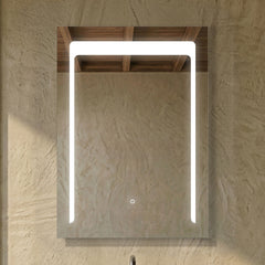 [BMLD501] Talke Rectangular LED Illuminated Touch Sensor Mirror with Demister, 700mm x 500mm - Silo