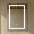 [BMLD505] Talke Rectangular LED Framed Illuminated Touch Sensor Mirror with Demister, 700mm x 500mm - Silo
