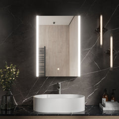 [BMMC093] Talke 1 Door Touch Sensor Mirror Cabinet with Demister & Shaver Socket, 700 x 500mm - Lifestyle 1
