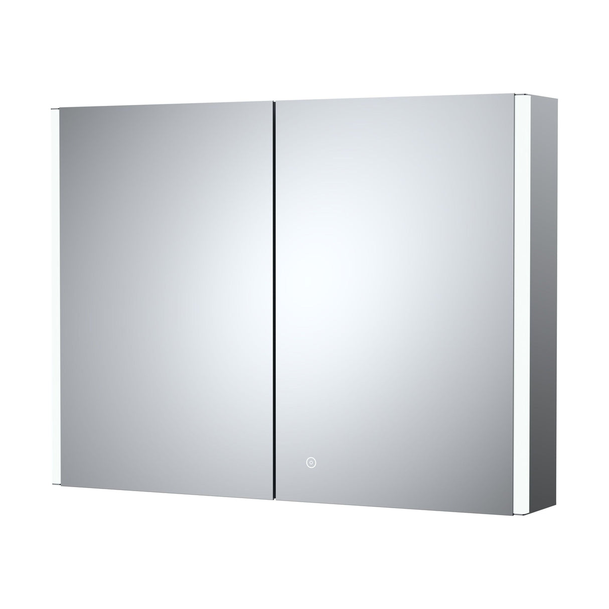 [BMMC094] Talke 2 Door Touch Sensor Mirror Cabinet with Demister & Shaver Socket, 800 x 600mm - Cutout