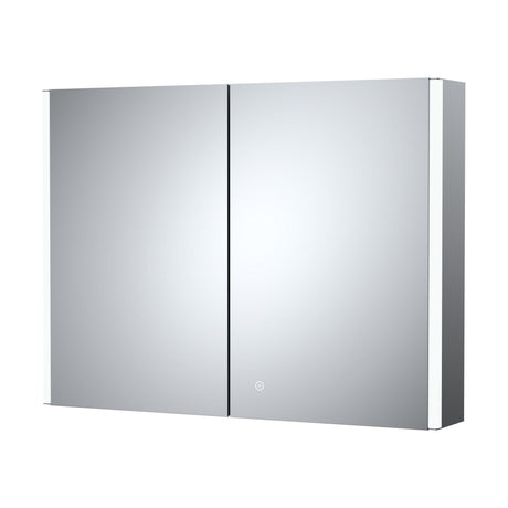 [BMMC094] Talke 2 Door Touch Sensor Mirror Cabinet with Demister & Shaver Socket, 800 x 600mm - Cutout