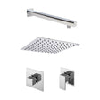 [BSB125ST1] 1 Outlet Luxury Shower Bundle - Stop Tap, Temperature Control, Arm & Head - Chrome - Cutout